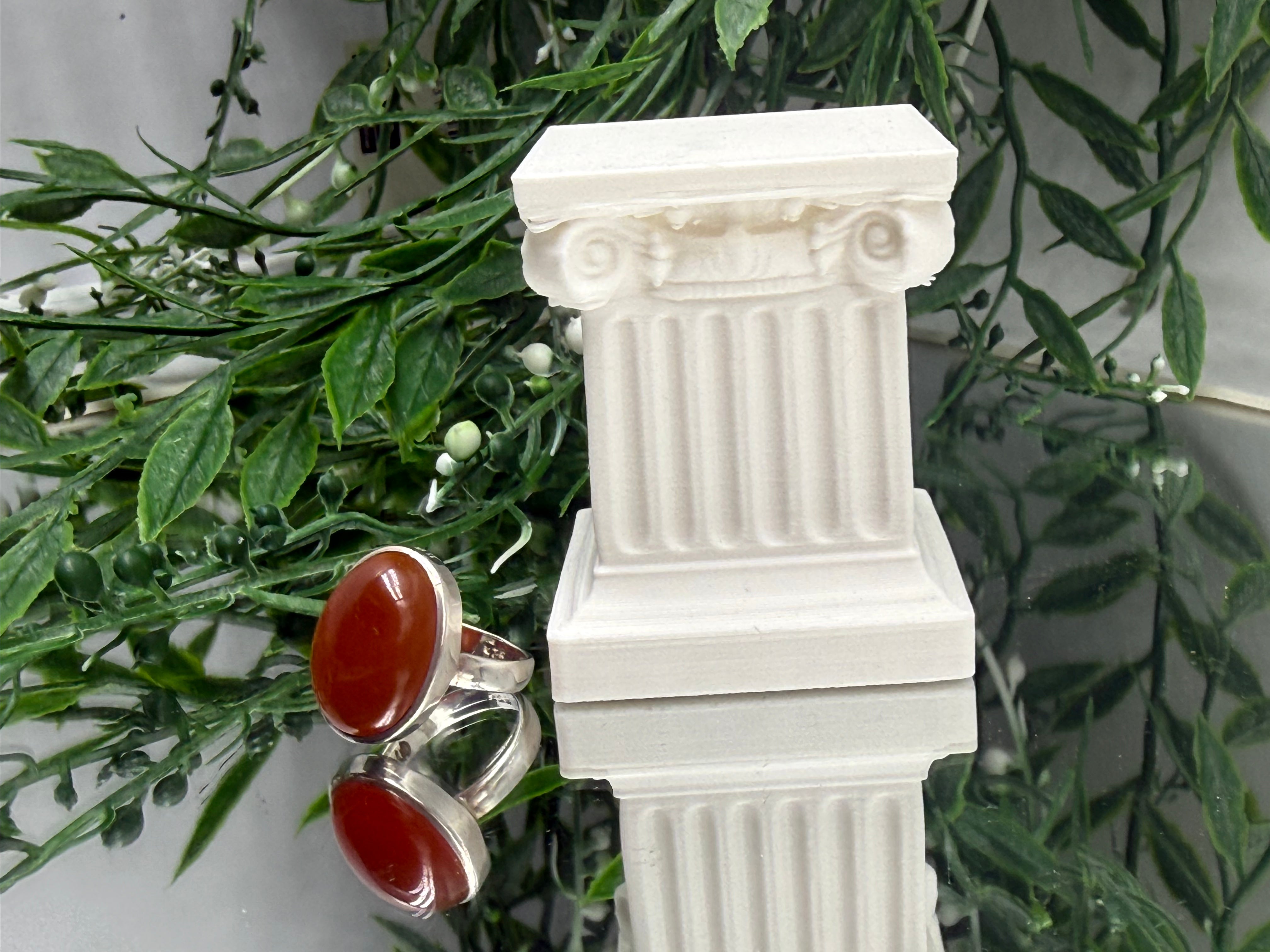 Carnelian Flame Ring – Size 5.5 Crystal Wellness