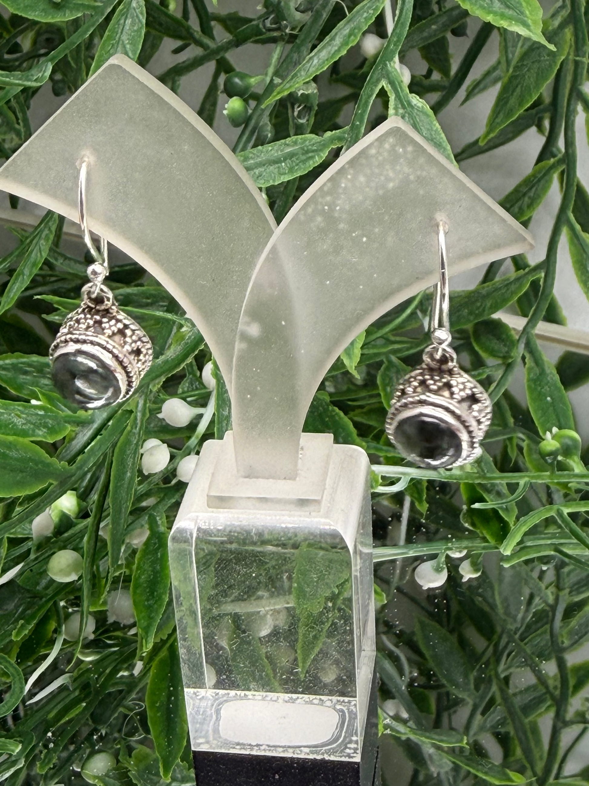 Angelic Whisper — Seraphinite Silver Earrings Crystal Wellness