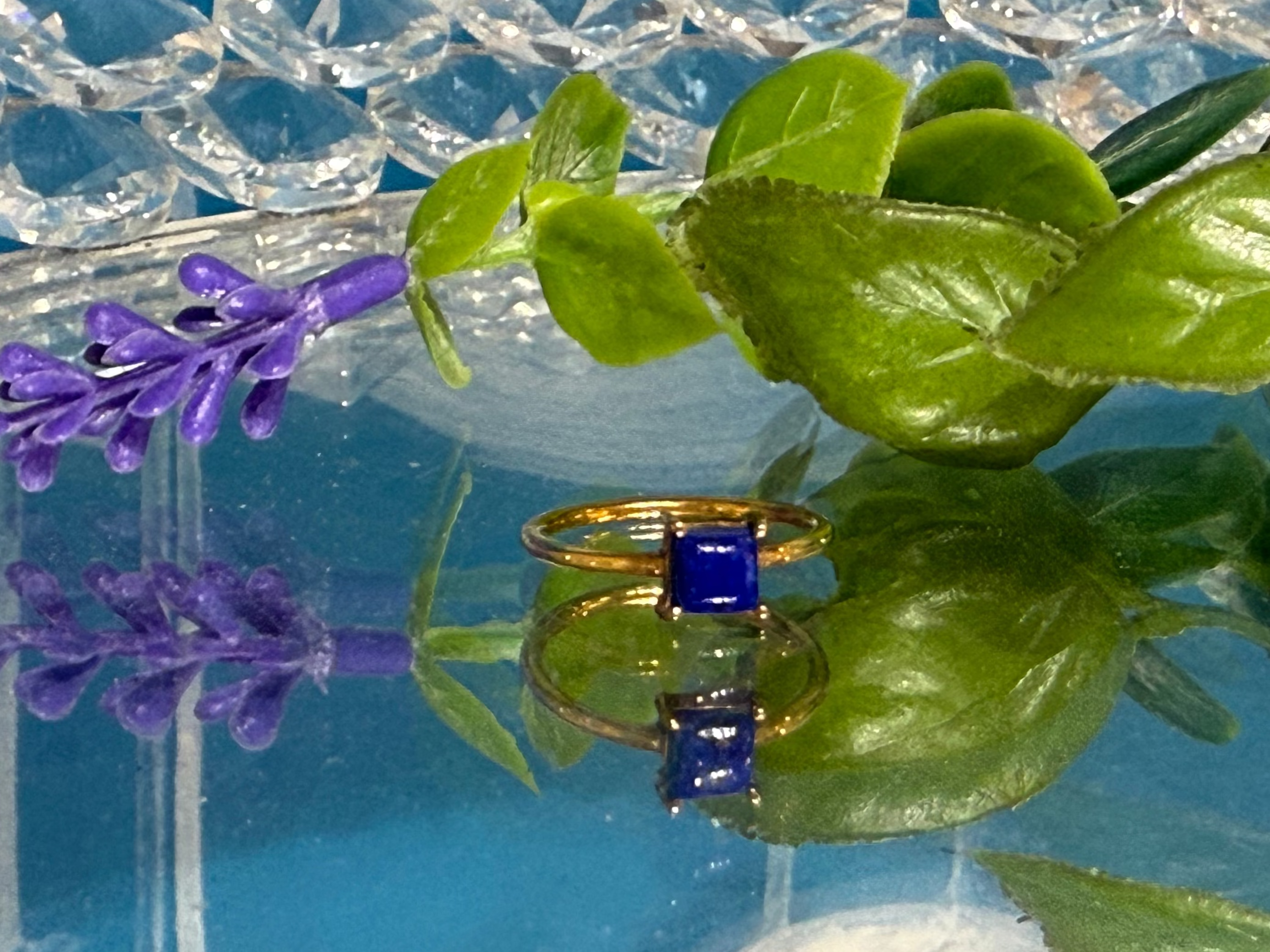 Lapis Lazuli Vermeil Ring – Size 5
Wisdom of the Ancient Sky Crystal Wellness
