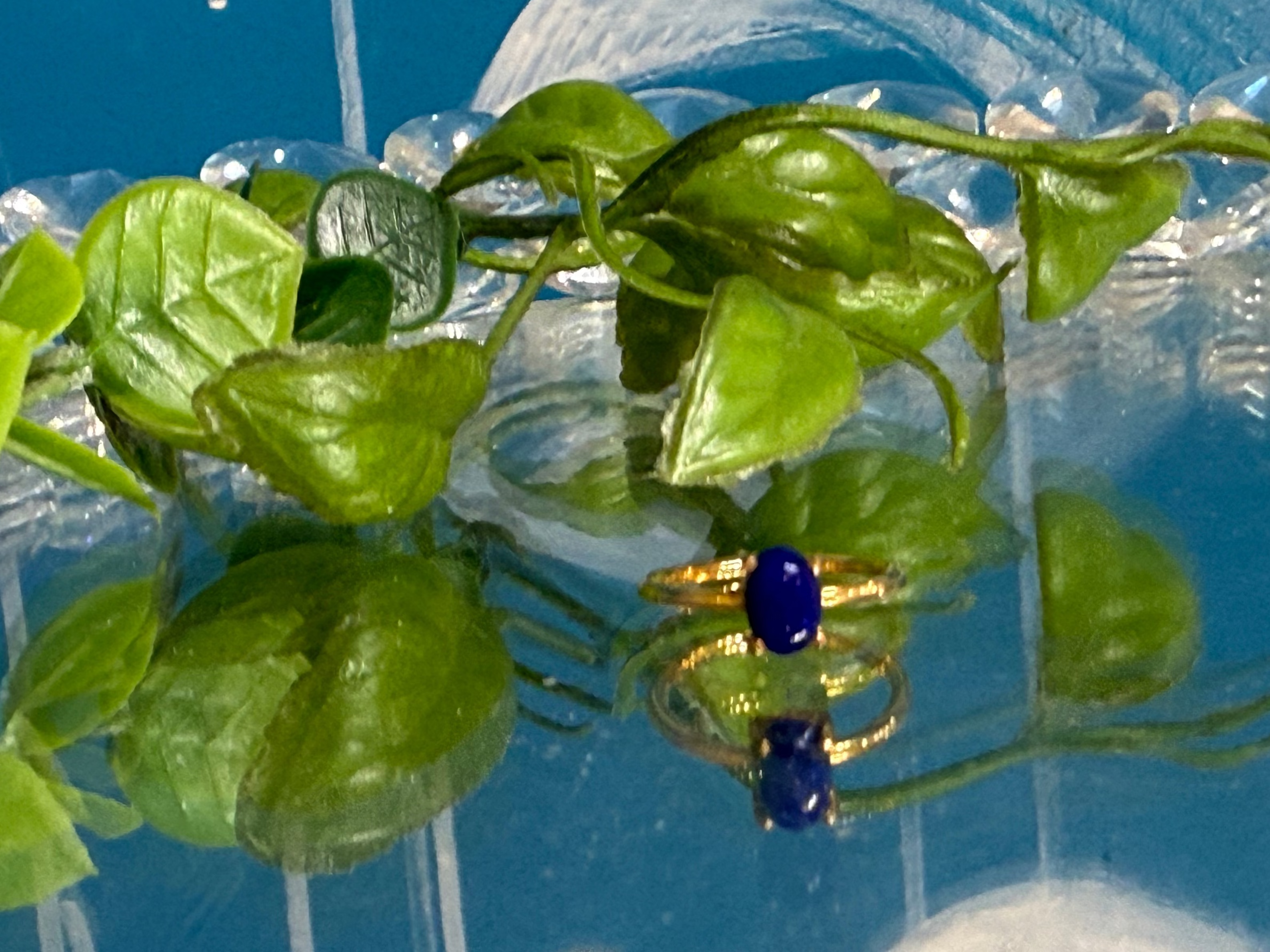 Lapis Lazuli Vermeil Ring – Size 4 Crystal Wellness