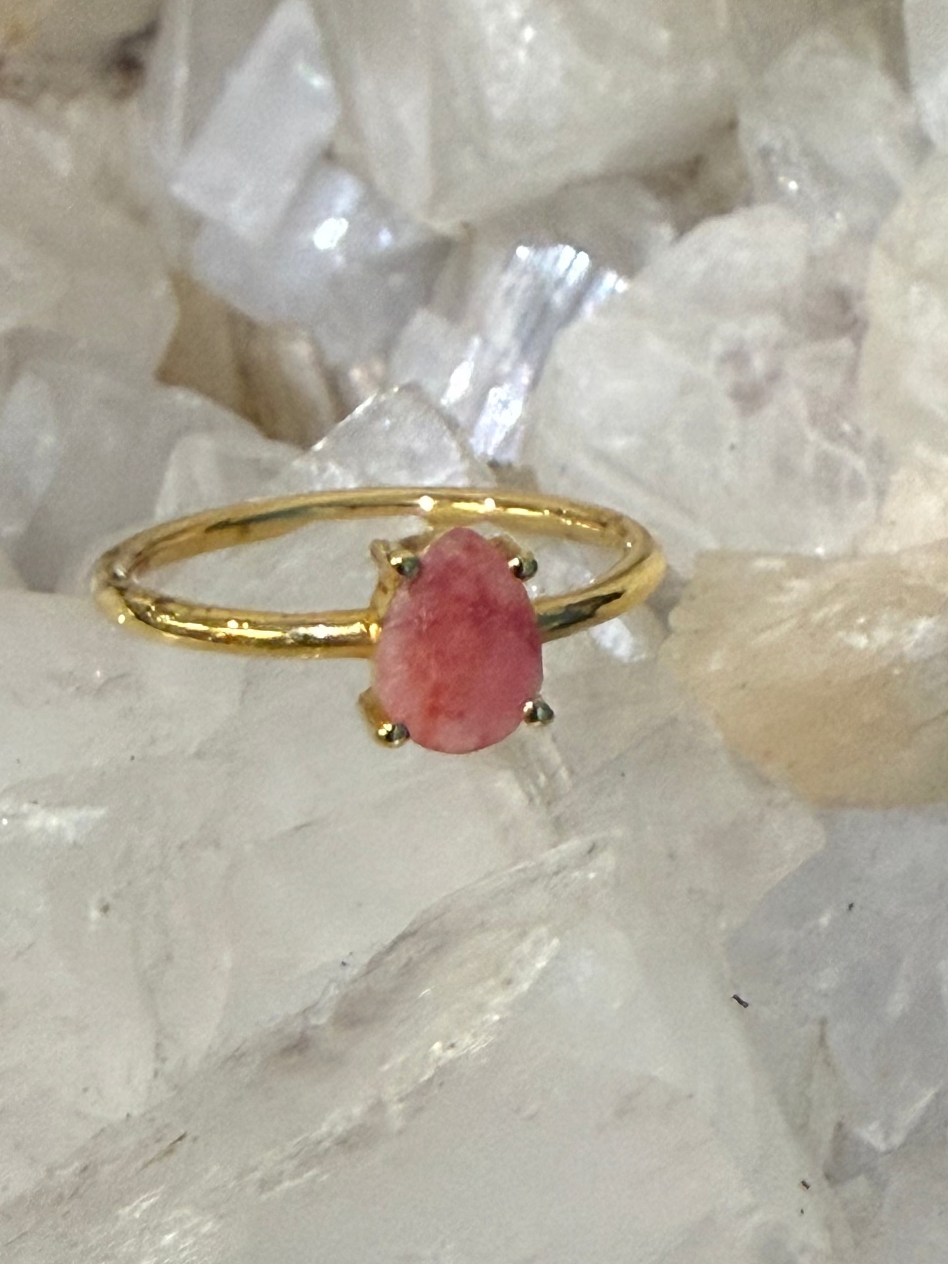 Ruby Vermeil Ring – Size 5 Crystal Wellness