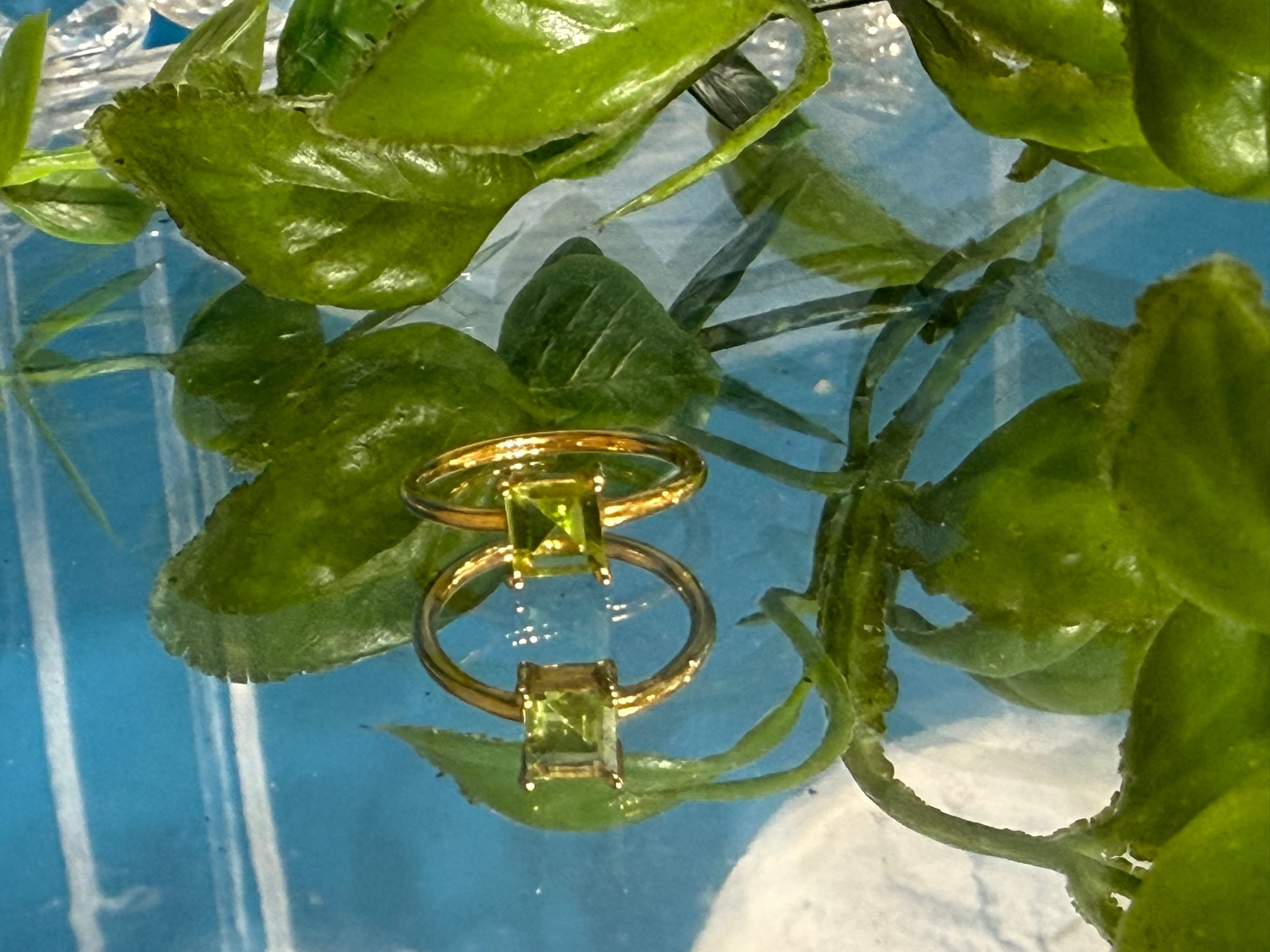 Peridot Vermeil Ring – Size 4 Crystal Wellness