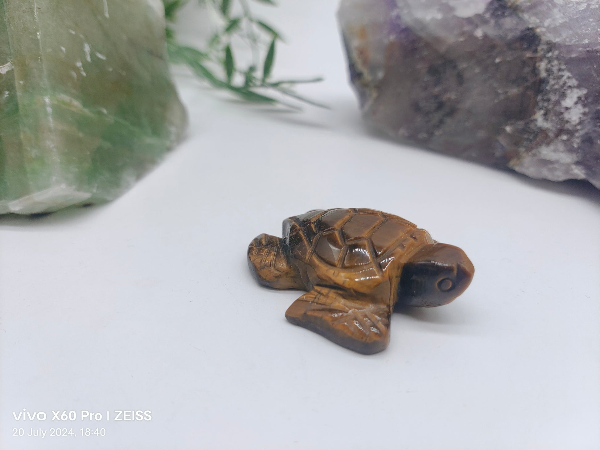 Animal Figurines - Gold Tigers Eye Crystal Wellness
