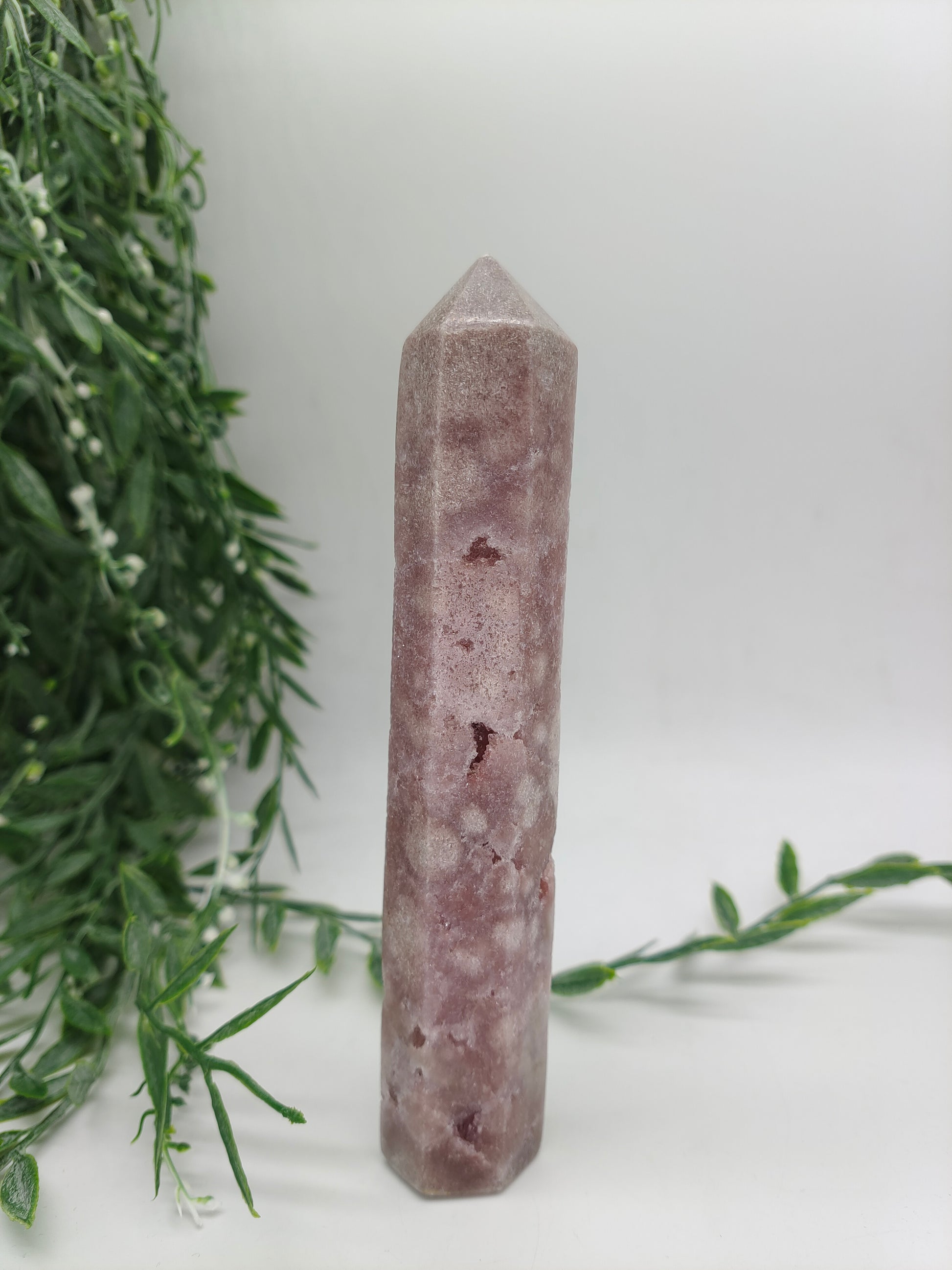 Pink Amethyst Tower Crystal Wellness