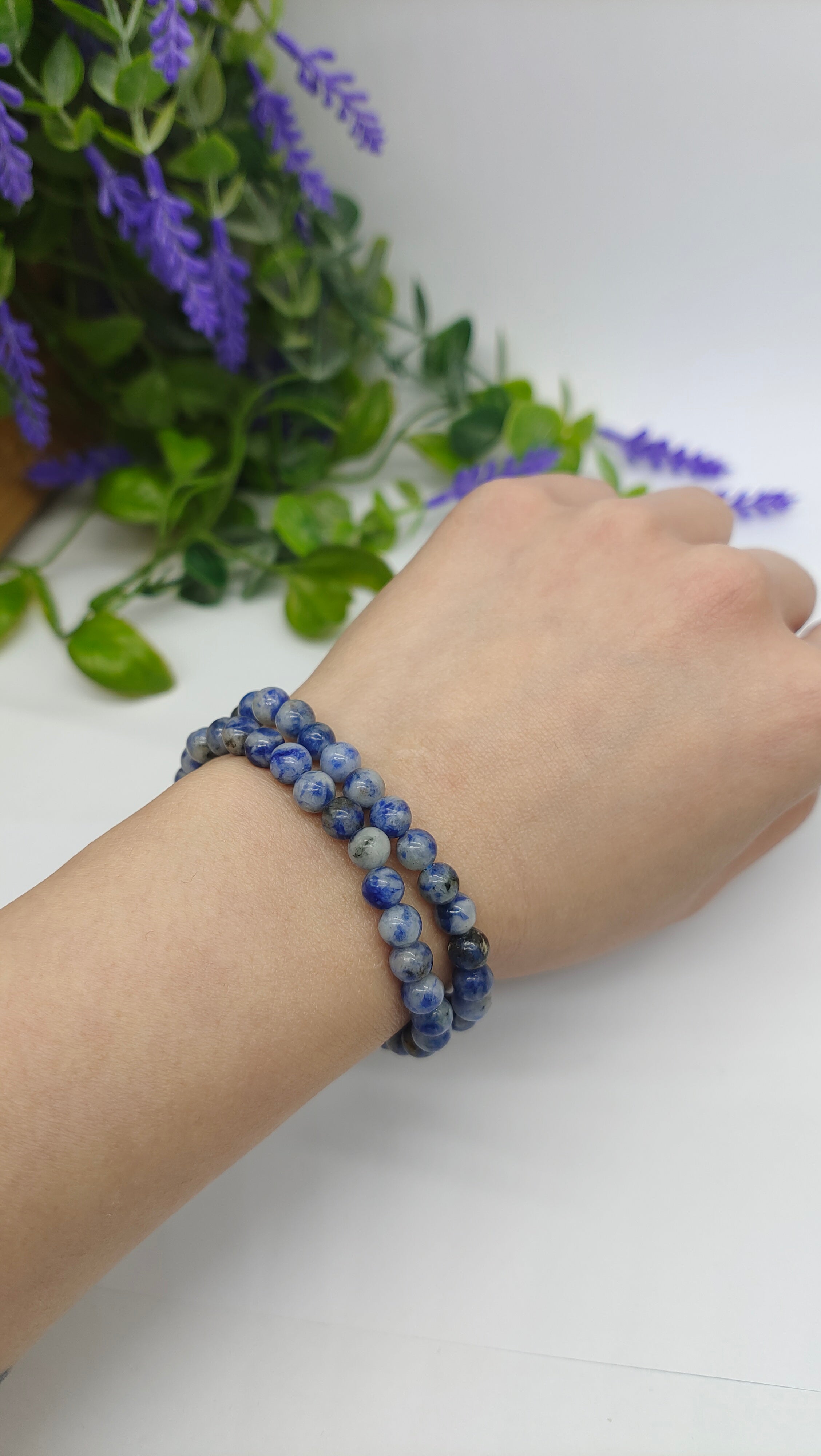 Blue Spot Jasper Bracelet Crystal Wellness
