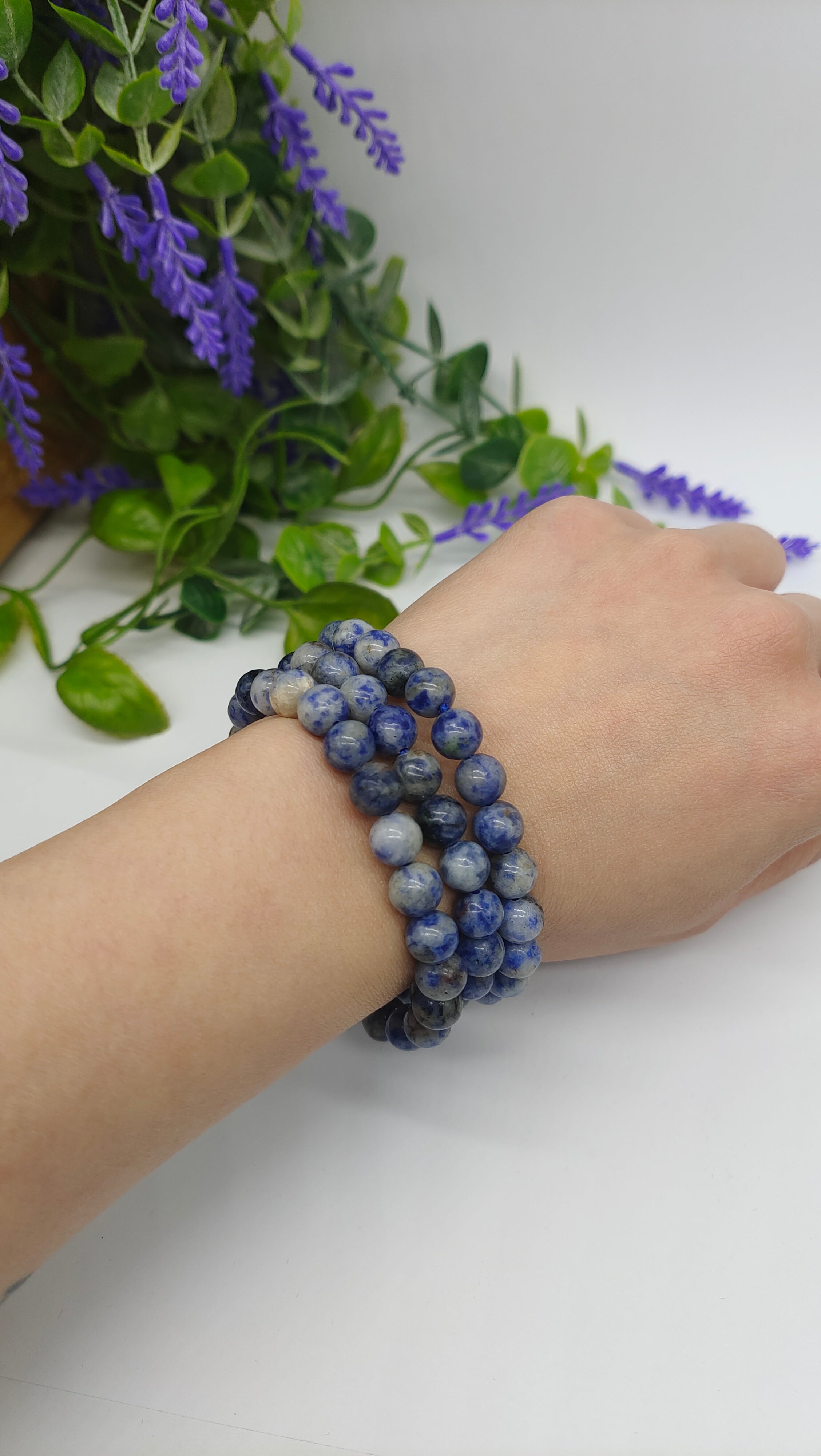 Blue Spot Jasper Bracelet Crystal Wellness