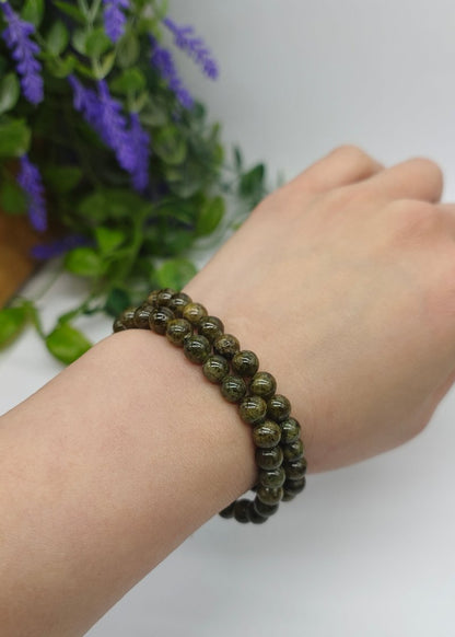 Green Garnet Bracelet Crystal Wellness