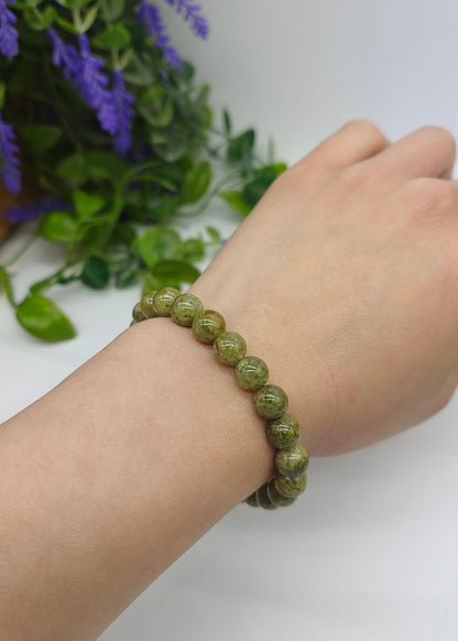 Green Garnet Bracelet Crystal Wellness