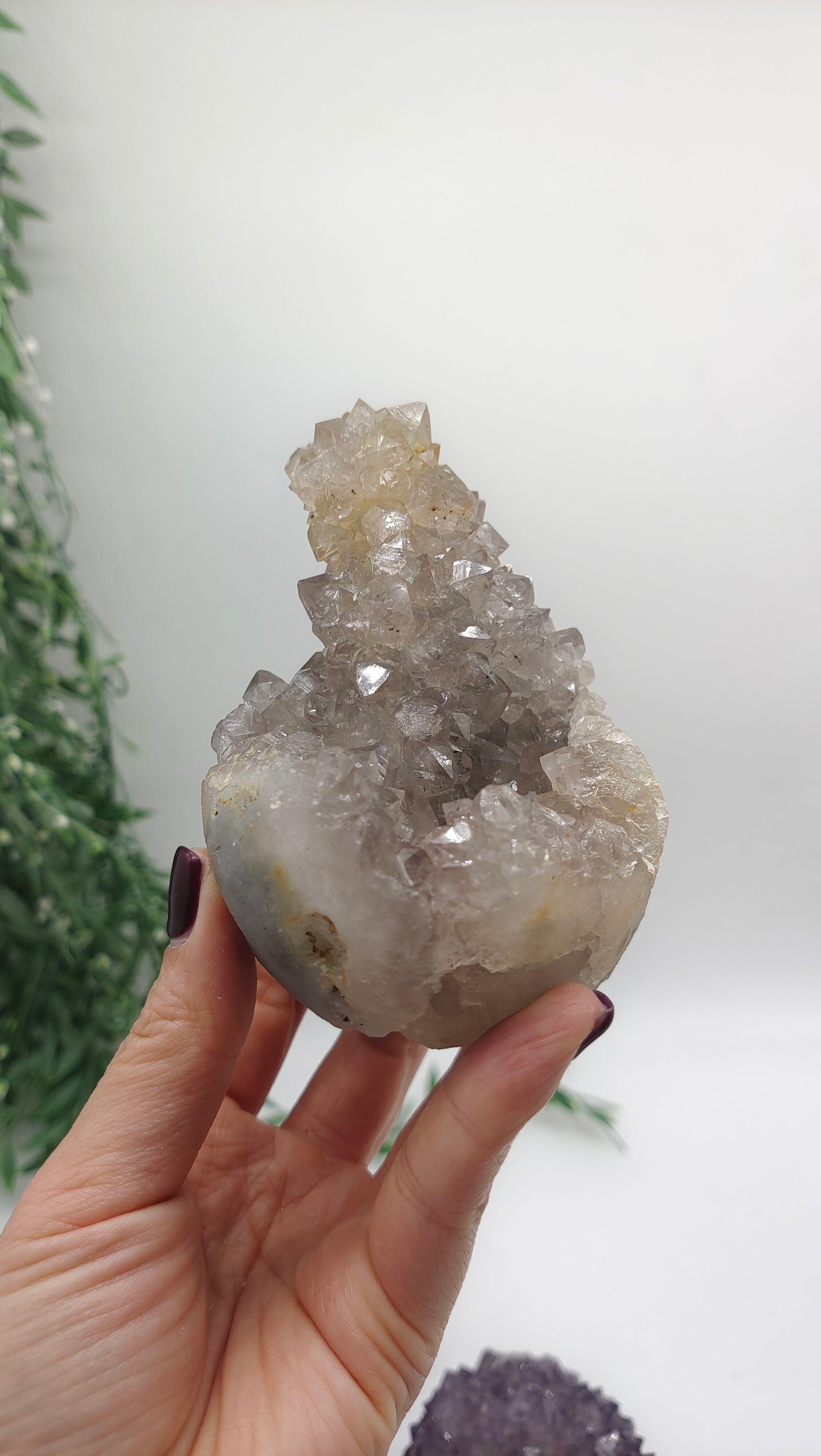 Spirit Quartz Cluster 0.46Kg 9x7x8cm Crystal Wellness