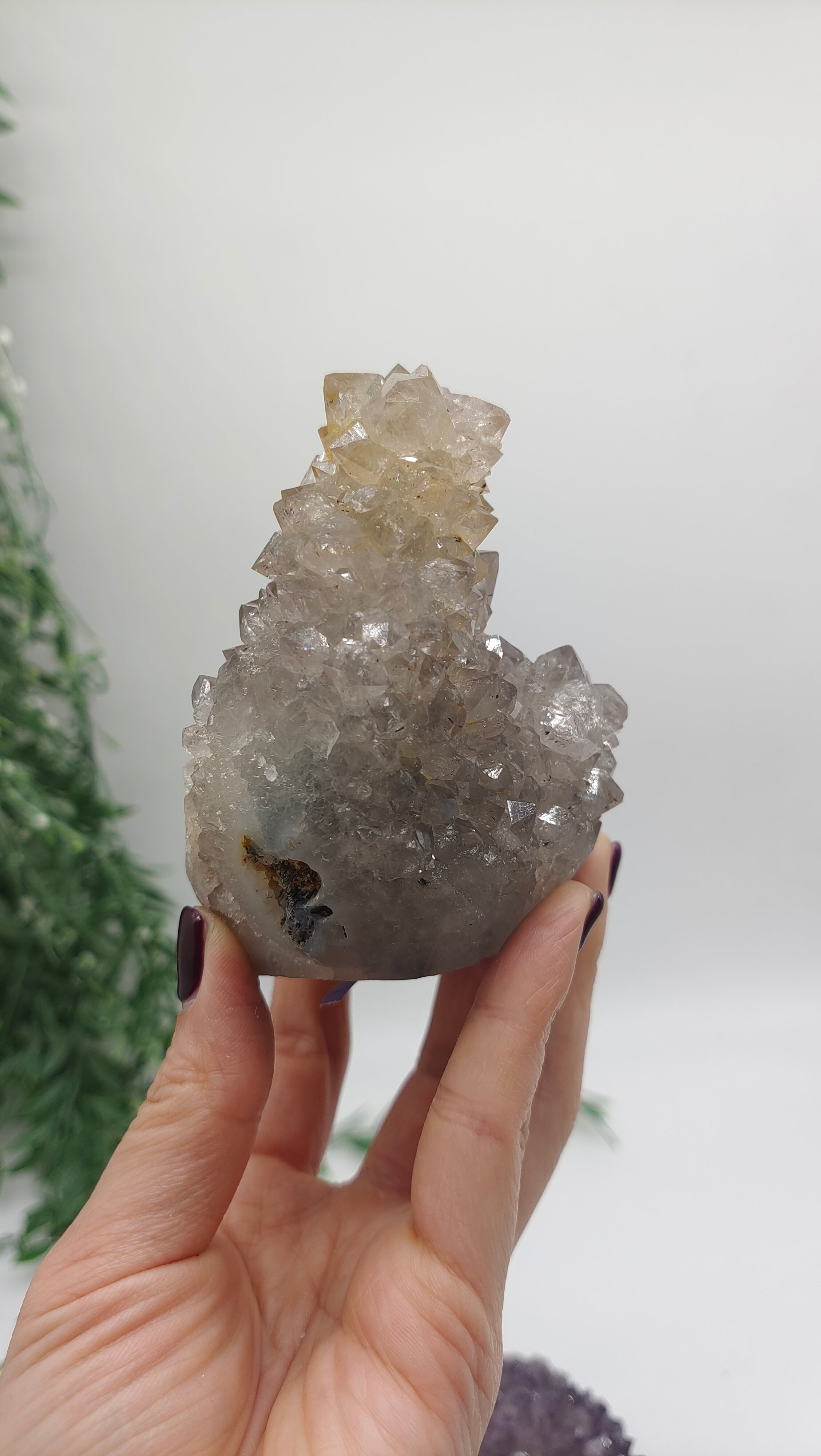 Spirit Quartz Cluster 0.46Kg 9x7x8cm Crystal Wellness