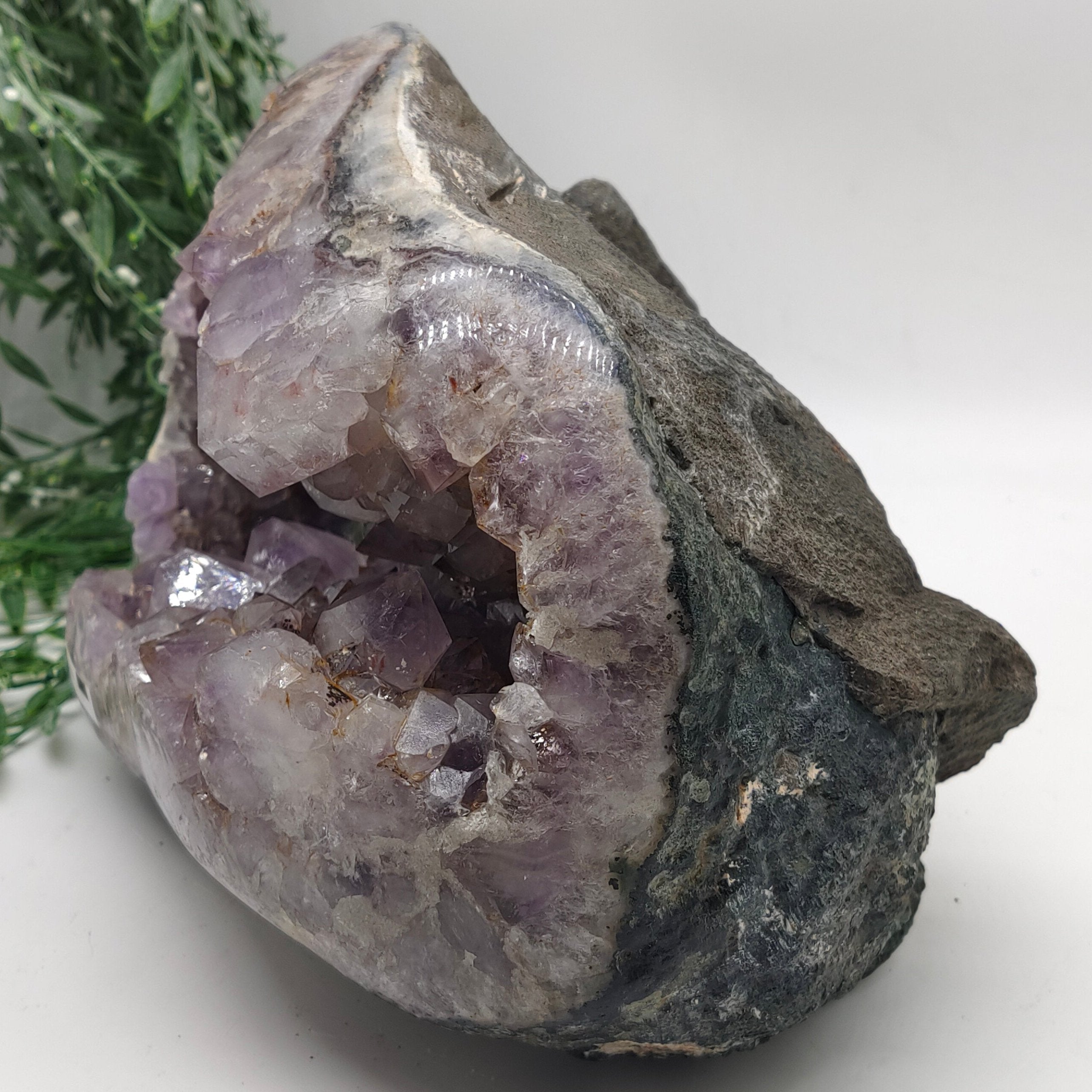 Natural Amethyst Geode 27.5x21.5x20.5cm 10.5kg Crystal Wellness