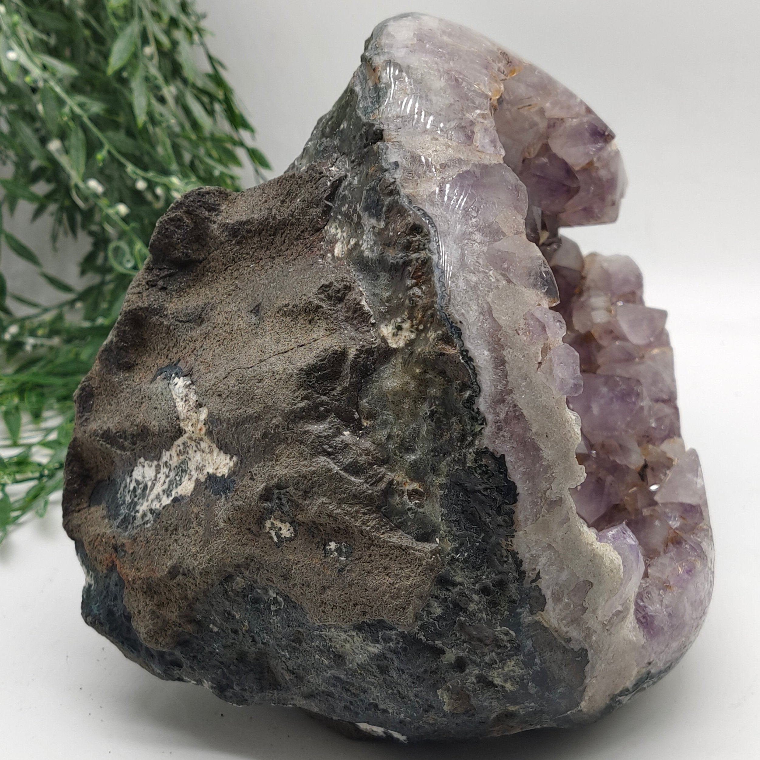 Natural Amethyst Geode 27.5x21.5x20.5cm 10.5kg Crystal Wellness