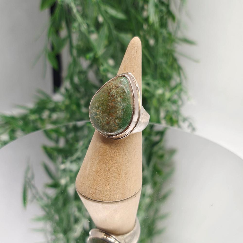 Tura Arizona 925 Sterling Silver Rings Size 8 Crystal Wellness