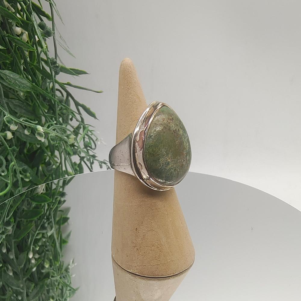 Tura Arizona 925 Sterling Silver Rings Size 8 Crystal Wellness