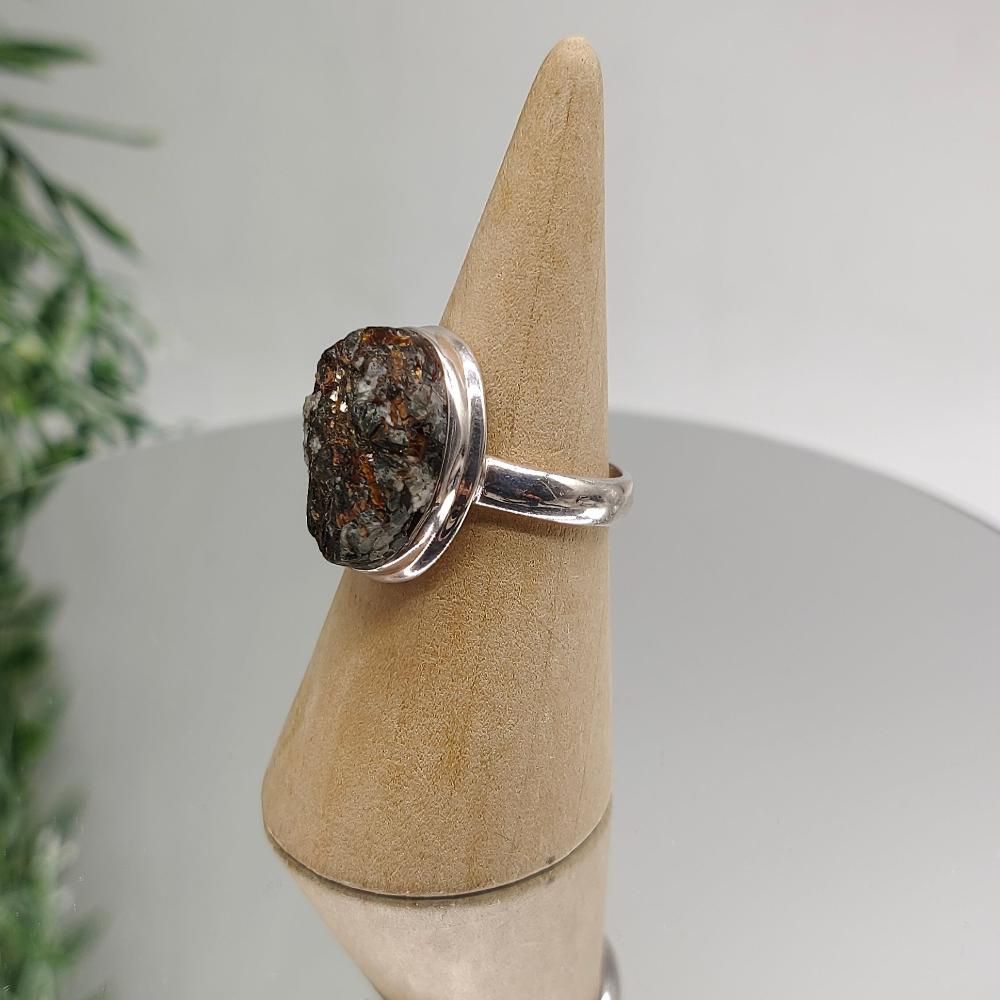 Astrophyllite 925 Sterling Silver Rings Size 9 Crystal Wellness