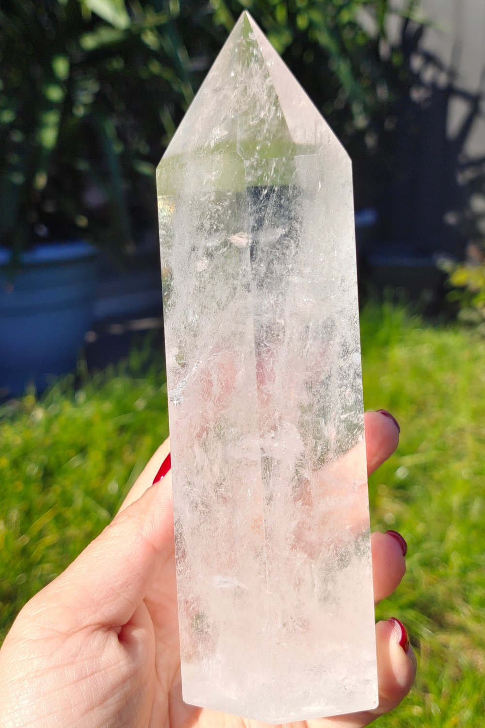 Clear Quartz Generator 0.893Kg Crystal Wellness