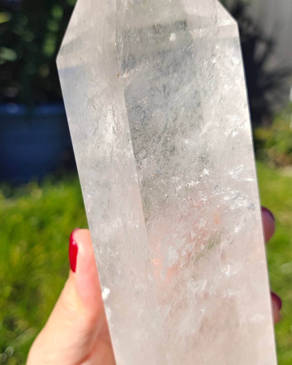 Clear Quartz Generator 0.893Kg Crystal Wellness