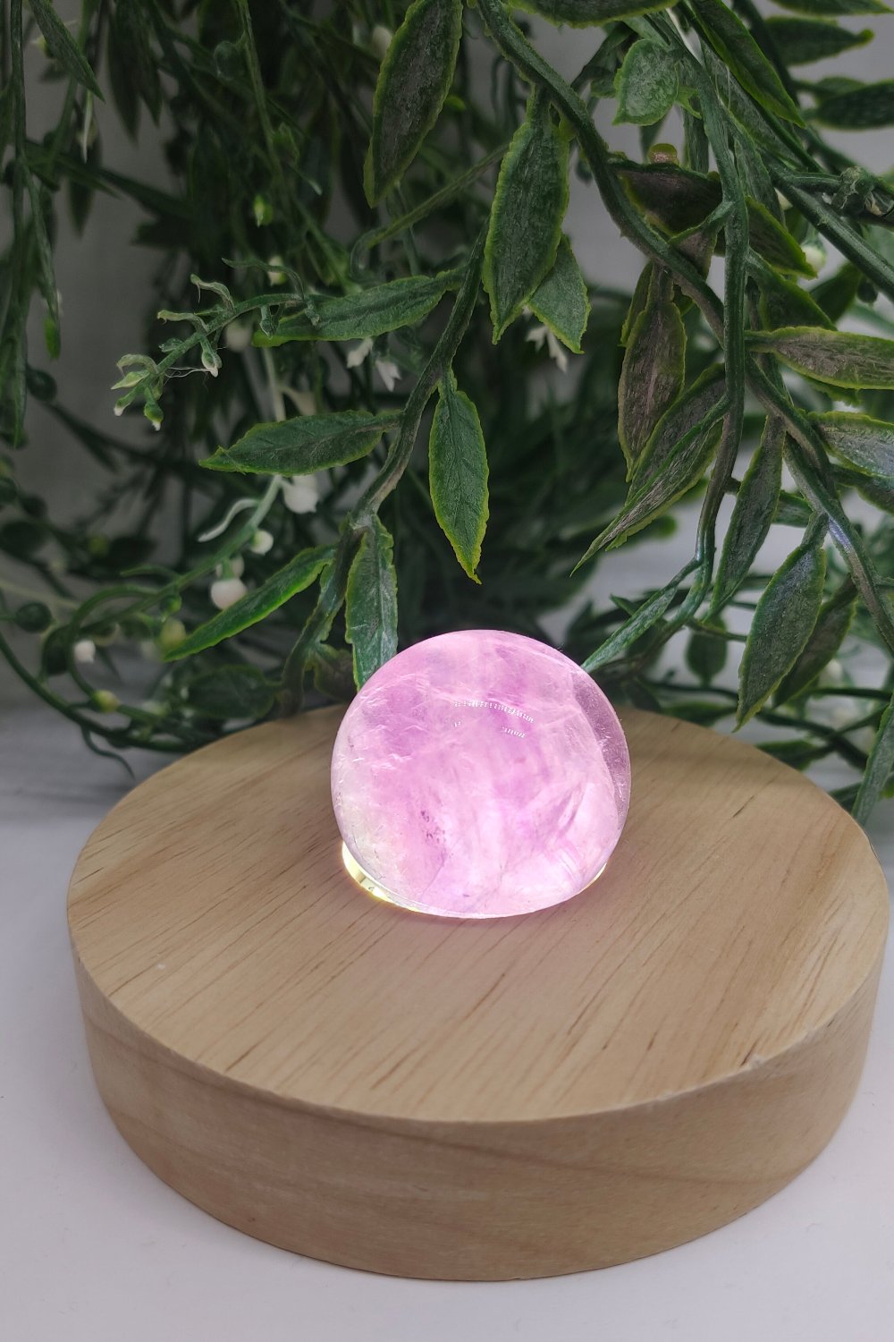 Magenta Fluorite Sphere Small Crystal Wellness