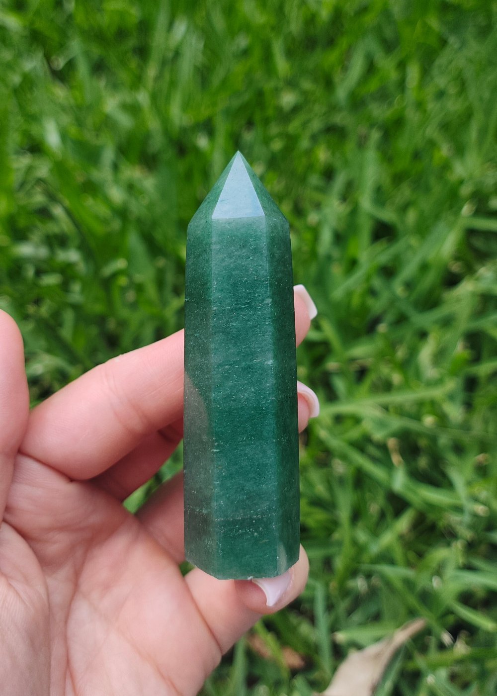 Green Aventurine Point (Small) Crystal Wellness