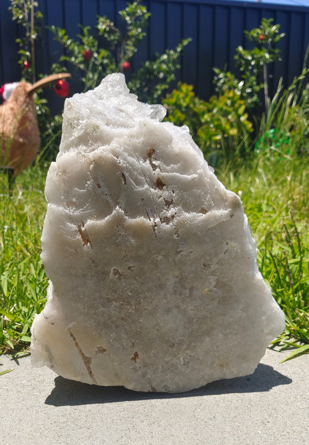 High-Grade Clear Quartz Cluster 11.3Kgs 31x24x20cm Crystal Wellness