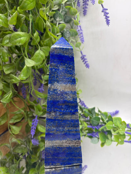 Lapis Lazuli Tower – Wisdom, Truth & Inner Vision 17 x 5 x 5 cm Crystal Wellness