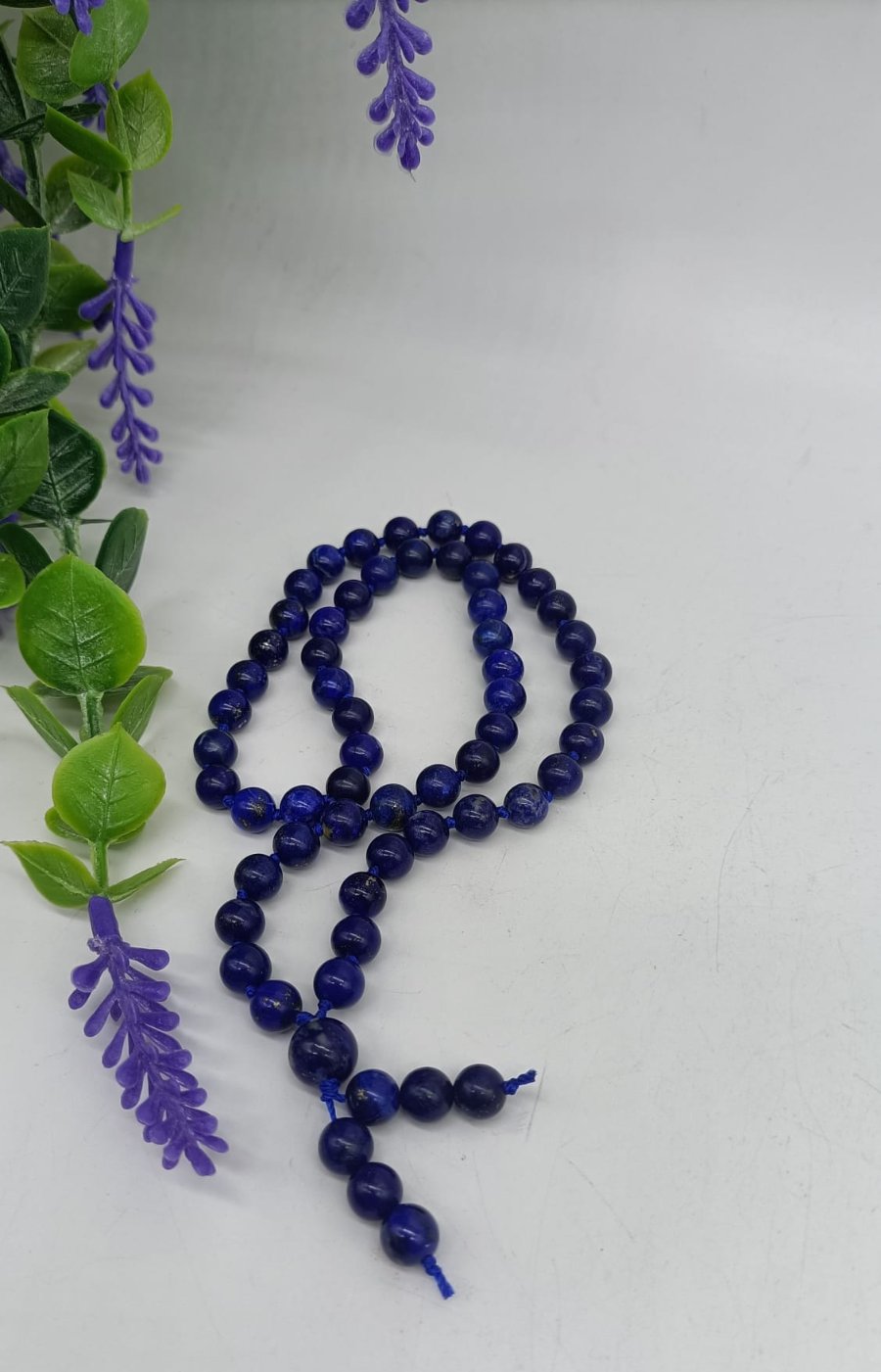 Lapis Lazuli AAA High Quality 54 Mala Beads 6mm with Bracelet Included Crystal Wellness