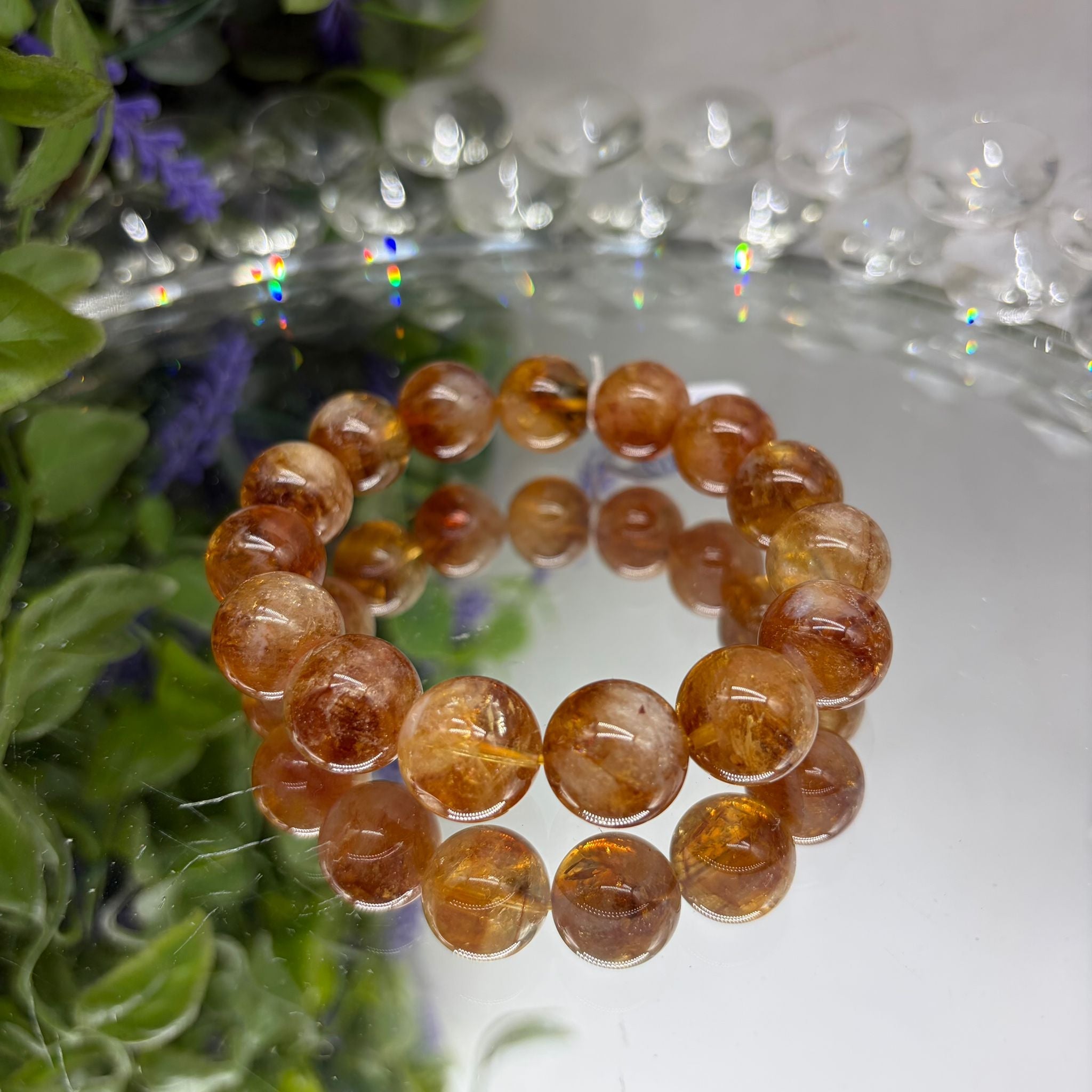 Congo-Style Citrine Bracelet (Stone of Abundance & Solar Empowerment) Crystal Wellness
