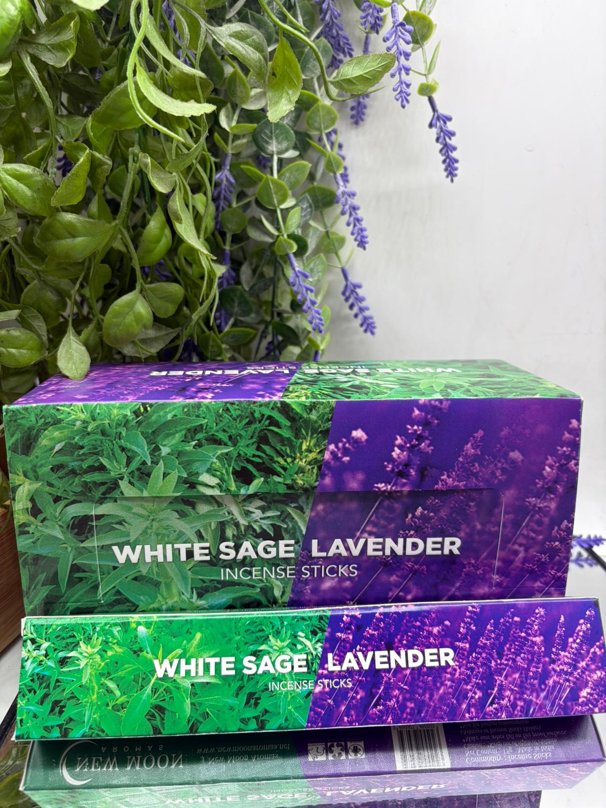 White Sage Lavender Incense Stick Crystal Wellness