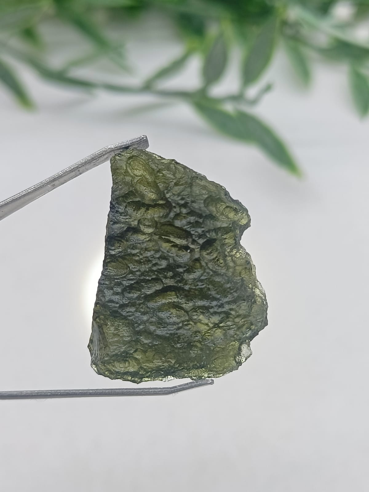 Authentic Moldavite 3.95g 41x15mm Crystal Wellness
