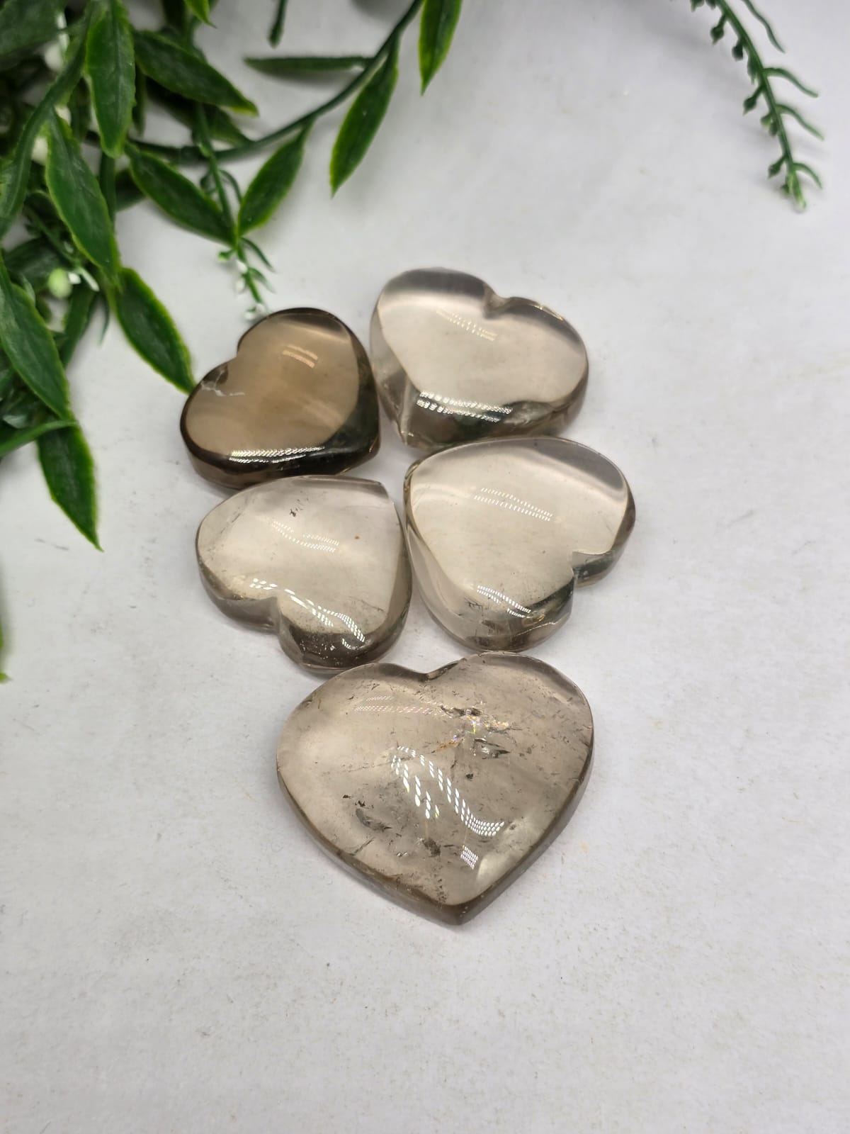 Smoky Quartz Heart Shape Crystal Wellness