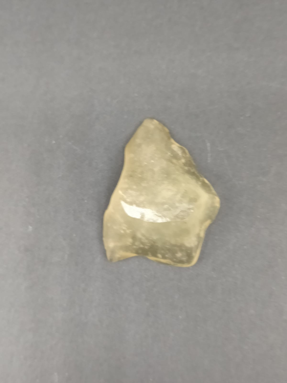 Authentic Libyan Desert Glass Q1 High Grade Golden Ray 37.58 Grams Crystal Wellness
