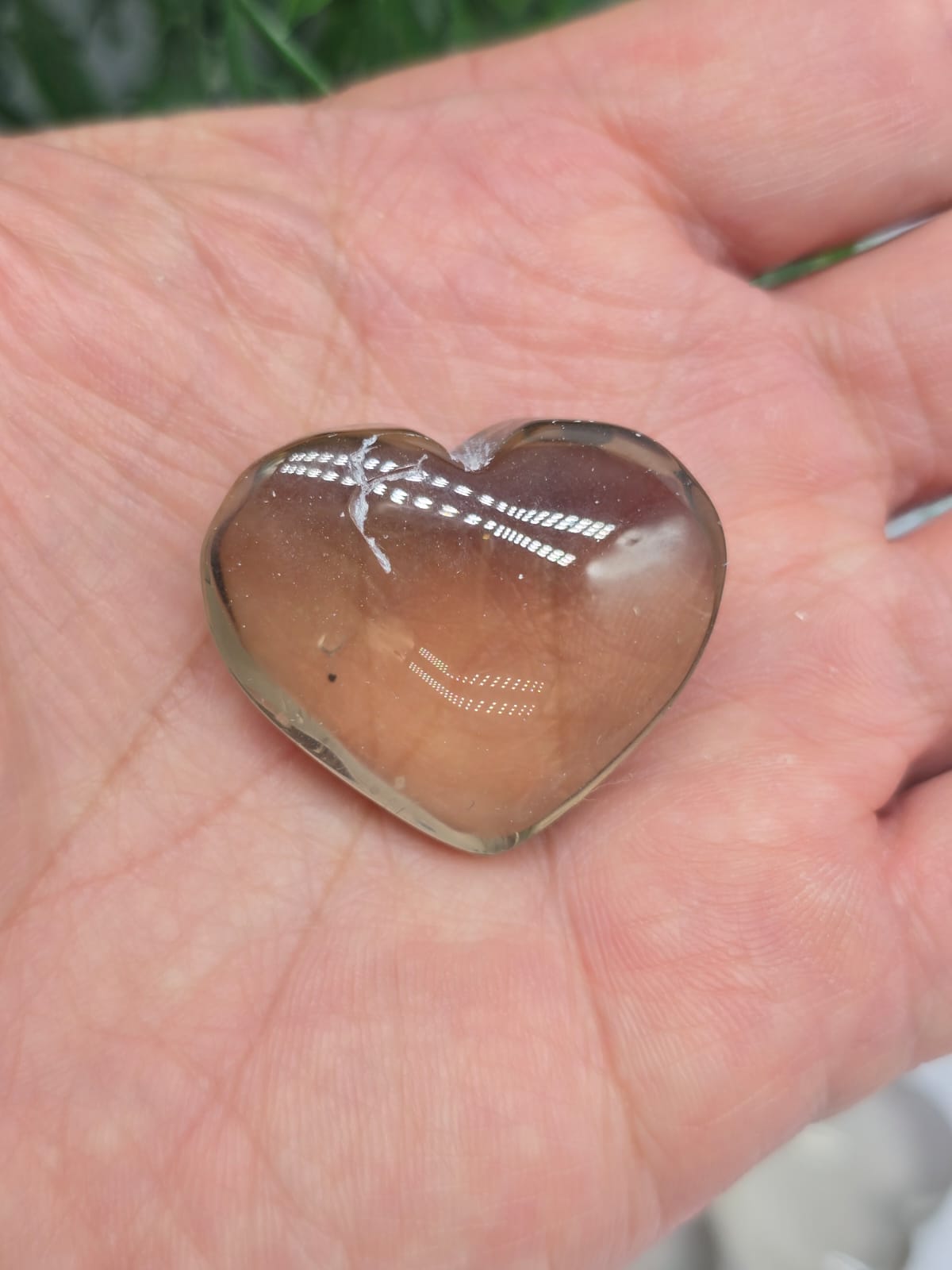 Smoky Quartz Heart Shape Crystal Wellness
