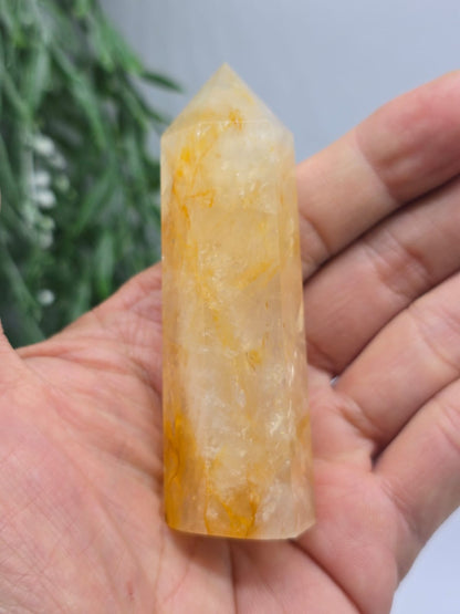Golden Healer Quartz Point Crystal Wellness