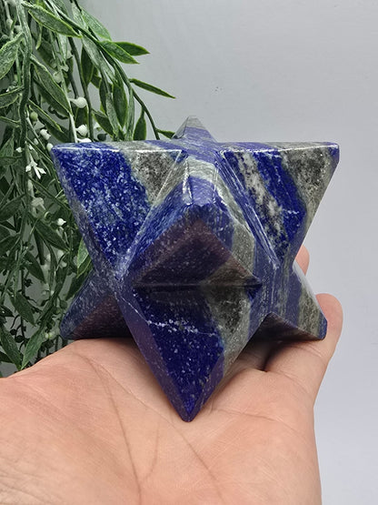 AAA Lapis Lazuli Merkaba Crystal Wellness