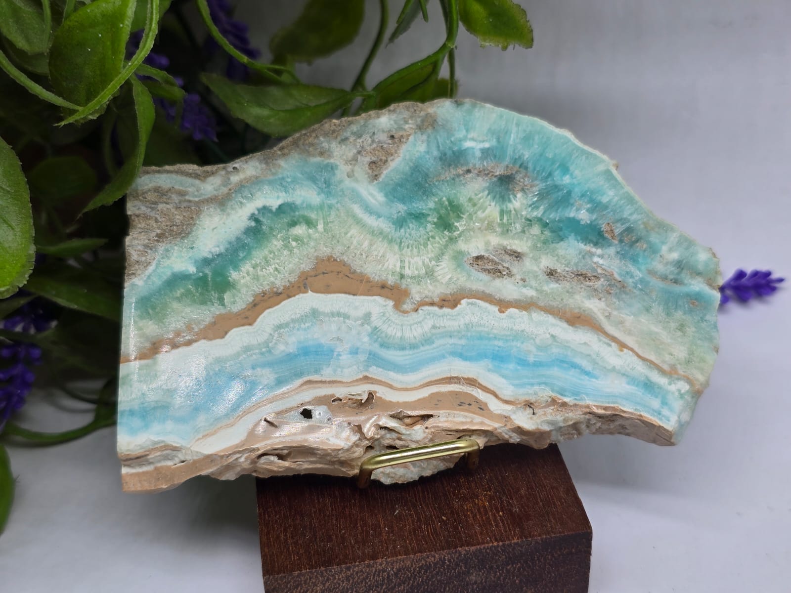 Caribbean Blue Calcite Slabs Crystal Wellness