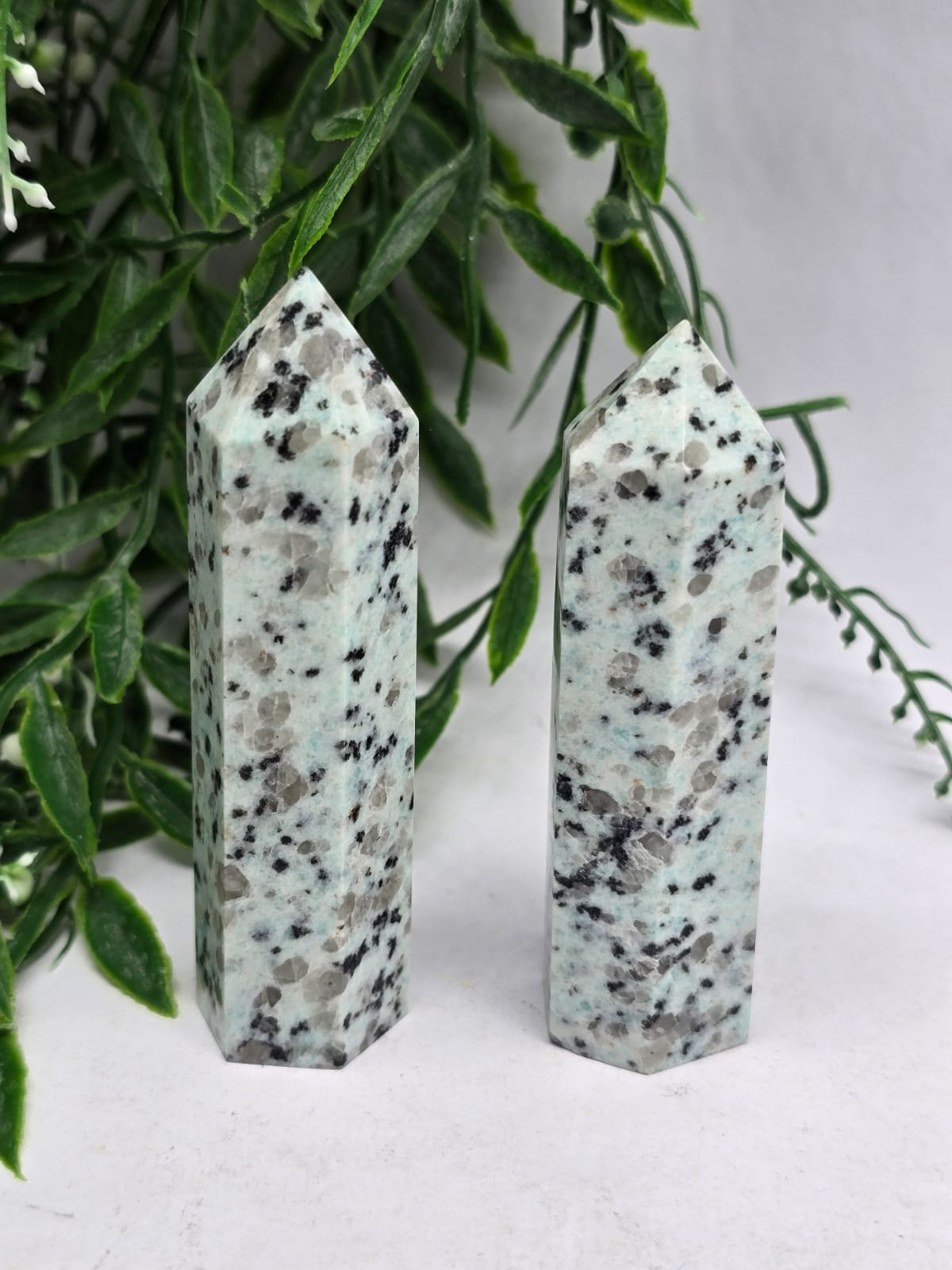 Kiwi Jasper Point Crystal Wellness