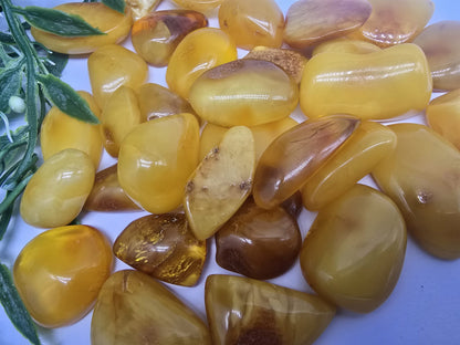 Butterscotch Amber Cabochon AAA Grade Crystal Wellness