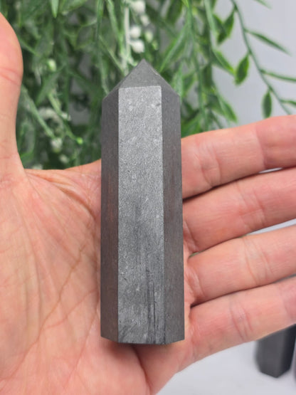 Shungite Point Crystal Wellness