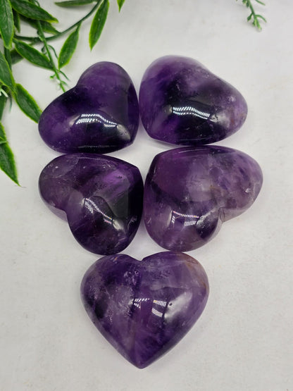 Amethyst Heart Shape - High Grade Crystal Wellness