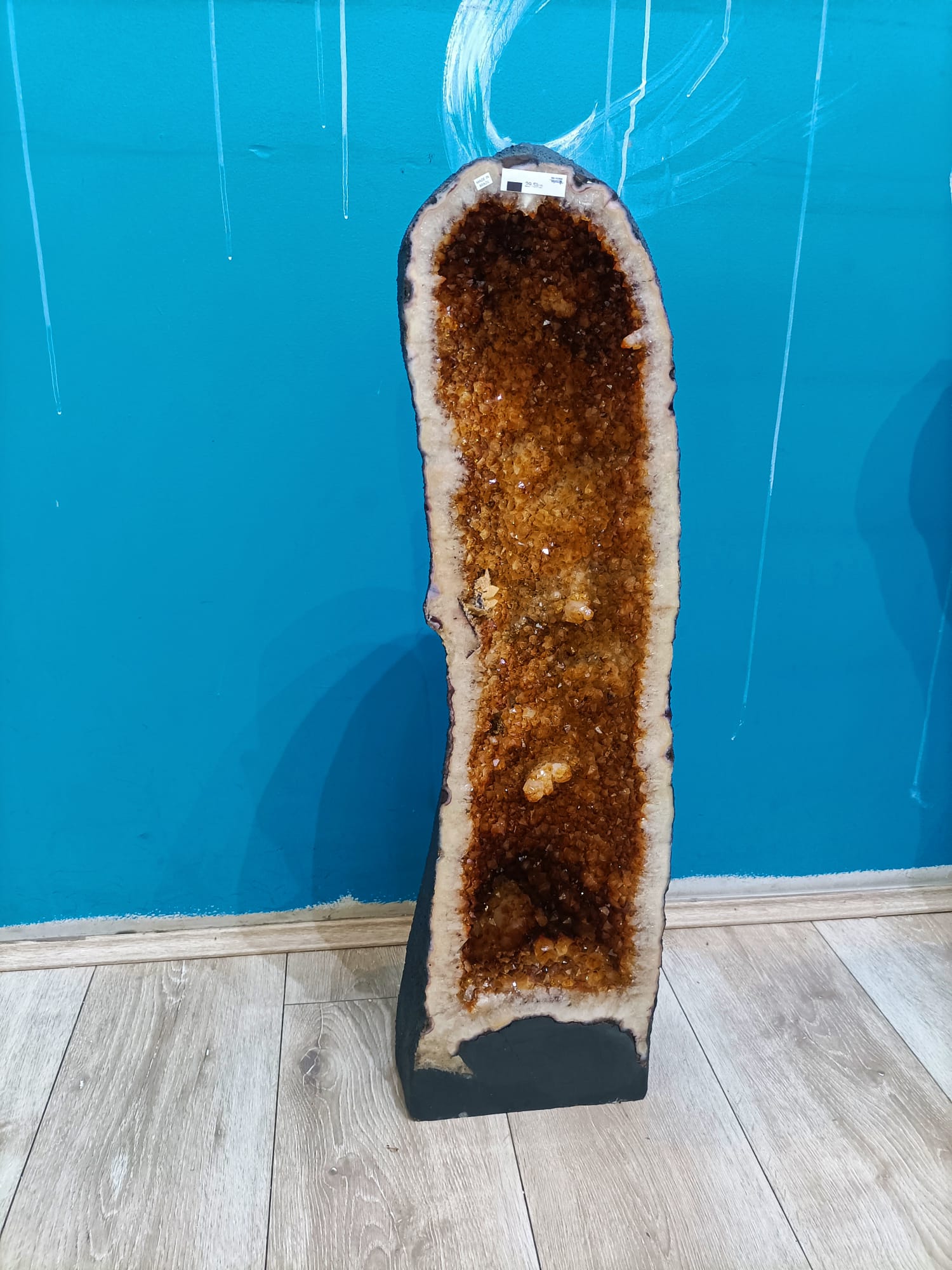 Citrine Cathedral Complete Pair AAA High Grade 59.9kg Crystal Wellness