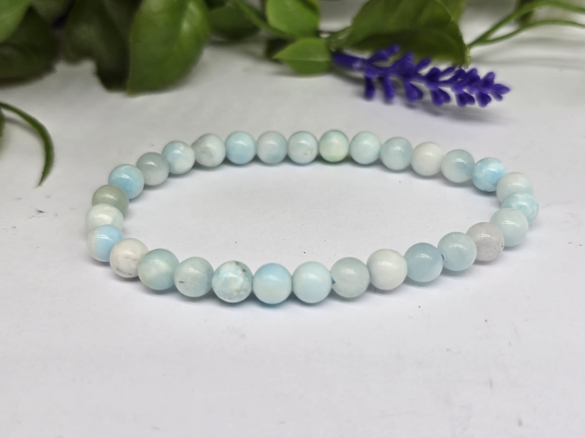Hemimorphite Beads Bracelet – High Grade Crystal Wellness