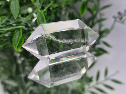 Clear Quartz Double Terminated Point - AAA Grade Crystal Wellness