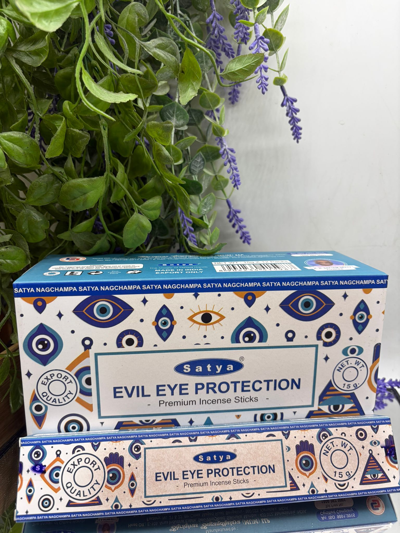 Satya - Evil Eye Protection Incense Crystal Wellness
