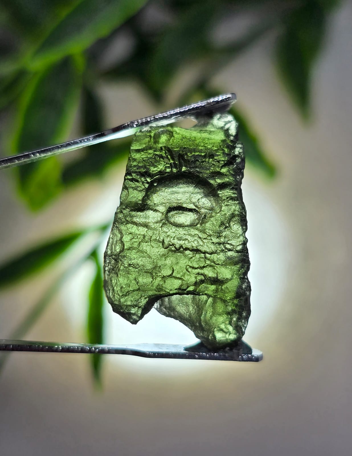 Authentic Moldavite 2.16g 24x14x7mm Crystal Wellness