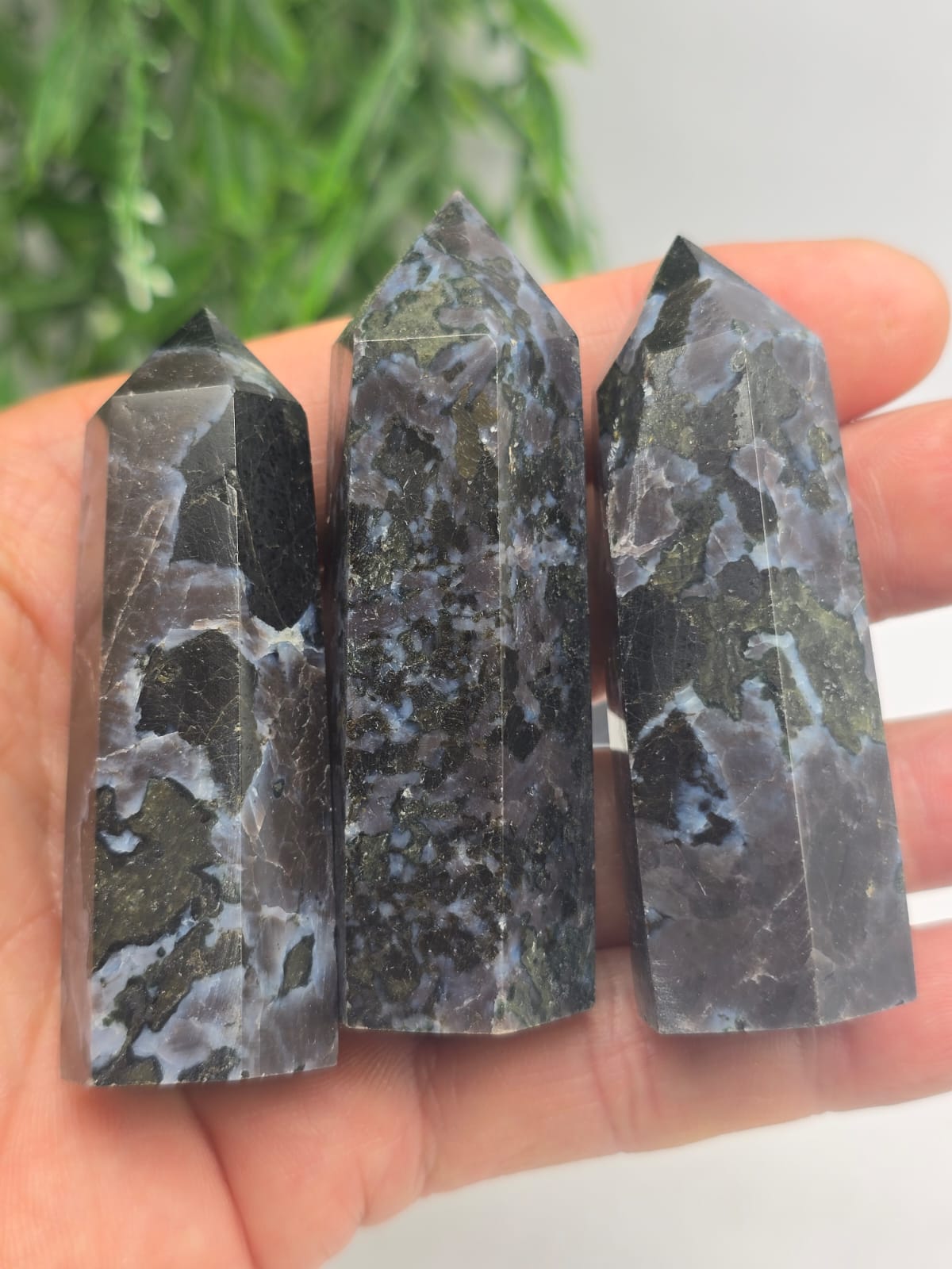 Mystic Merlinite Point Crystal Wellness