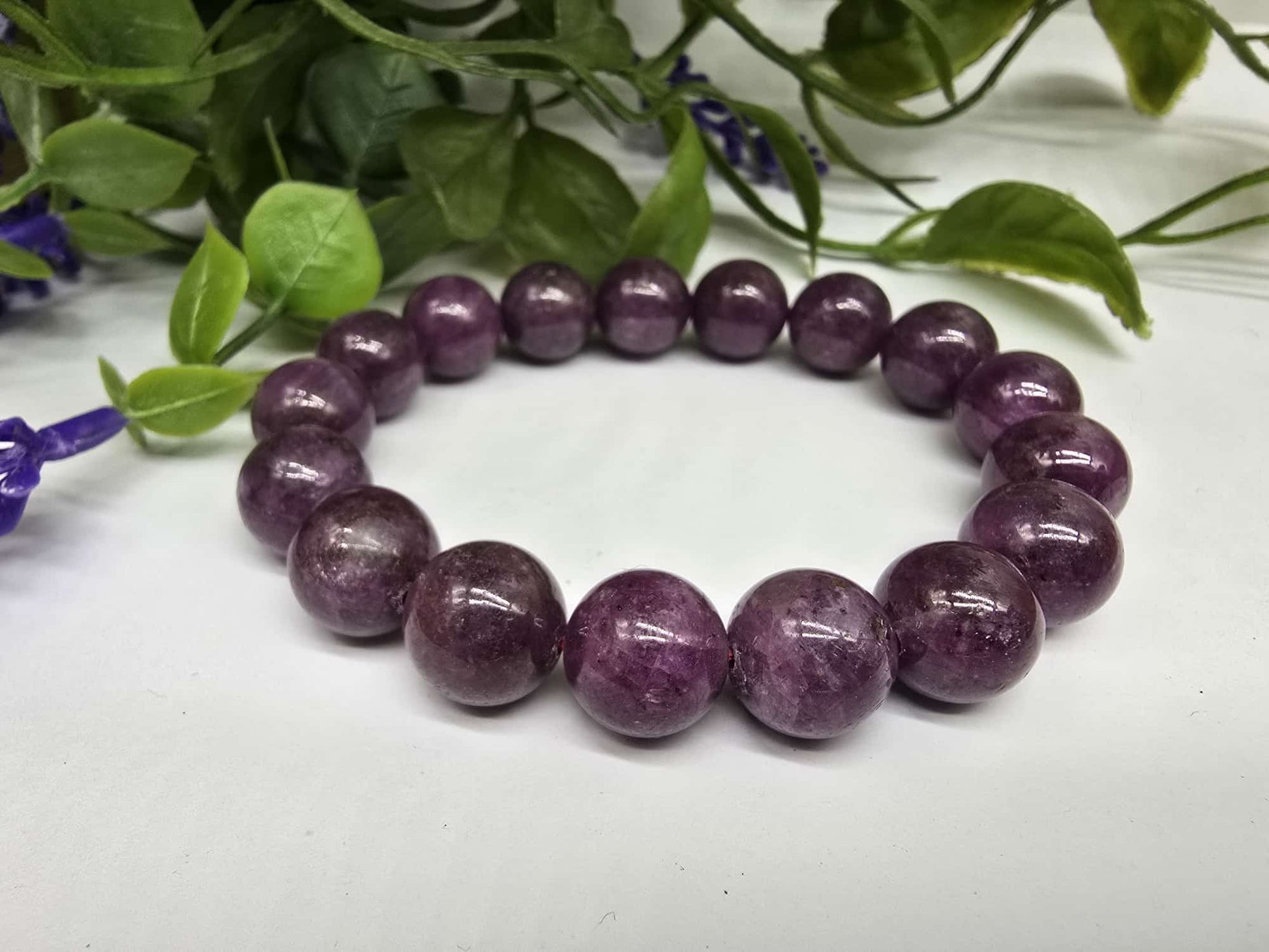 Ruby AAA Grade Beads Bracelet Crystal Wellness
