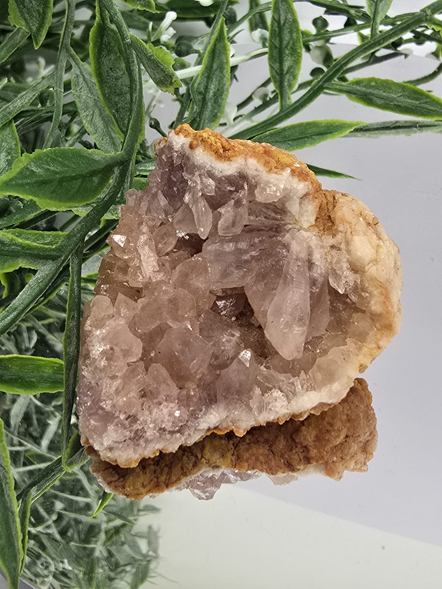 Rare Pink Amethyst Geode AAA From Argentina 397g 105mm x 70mm Crystal Wellness