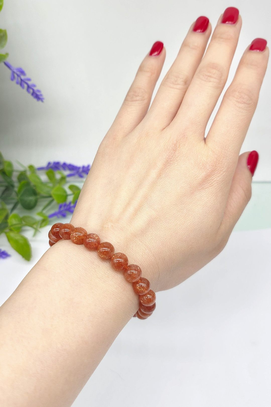 Sunstone 8mm Bracelet AAA Grade