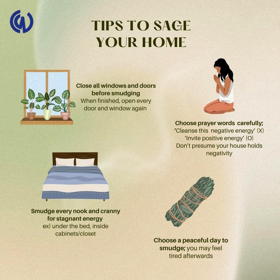 tips to sage your home