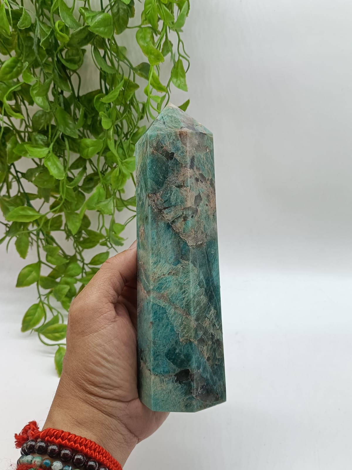 Amazonite Obelisk Shape Tower 203 x 60mm